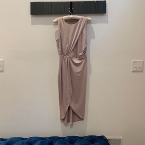 263. ASOS Elegant & Sexy Champagne Pink Bodycon Dress